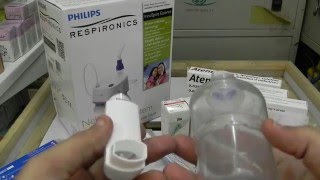 Using your nebulizer Philips Respironics [upl. by Eicirtap]