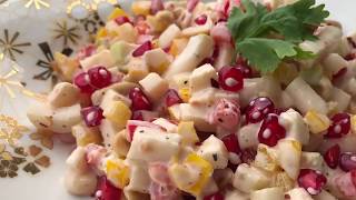 Fruit Mayonnaise Salad  Easy And Quick Recipe  Healthy And Delicious Salad [upl. by Eceer]