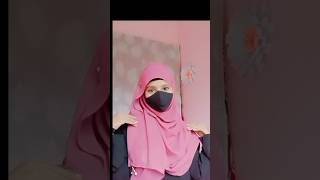 Simple with Comfortable hijab style 🌸hijab style for school 🌸hijab style for college 🌸shortshijab [upl. by Sayres]