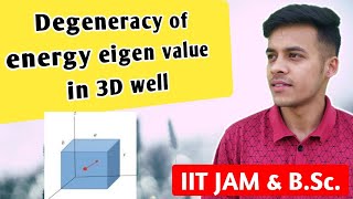 Quantum mechanicslecture49 Degeneracy of energy eigen value in 3D well for Bsc [upl. by Haral]