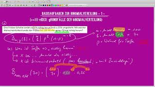 STOCHASTIK BASISAUFGABEN BINOMIALVERTEILUNG MIT TASCHENRECHNER CASIO FX991 DEX  TEIL 1 [upl. by Ainer]