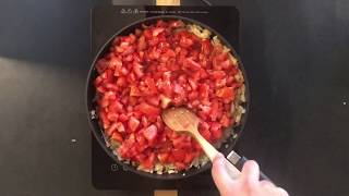 Como hacer la Salsa de Tomate para Pizza y Pasta Receta casera italiana [upl. by Shenan]