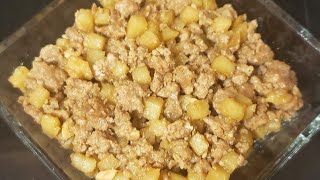 Easy Recipe  Ground Pork with Potatoes  Faye ODell [upl. by Omrellug]