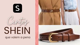 Cintos da SHEIN para investir e transformar os seus looks  Recebidos SHEIN [upl. by Clare]