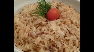 Receta de Arroz con cabellitos estilo arabe  Silvana Cocina [upl. by Ennairb]