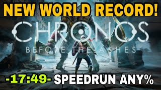 CHRONOS BEFORE THE ASHES  1749 speedrun any  New World Record [upl. by Radnaxela717]