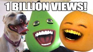 Annoying Orange hits 1 BILLION VIEWS  DANEBOEVLOG [upl. by Maxie790]