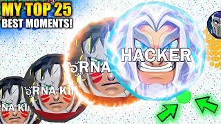 TOP 25 MOMENTS OF AGARIO LEGEND [upl. by Akoek]