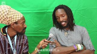 Videointerview Kabaka Pyramid  Reggae Jam 2014 010308 Bersenbrück [upl. by Irahk]