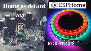 Home Assistant 105 ESPHome RGB Lights [upl. by Burgener]