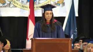 Spring 2015 Convocation Valedictorian Olivia Grecu [upl. by Spoor510]