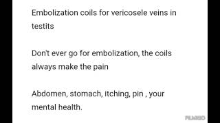 Embolization problems  kindly check the videos I posted so you will get more idea [upl. by Zerdna838]