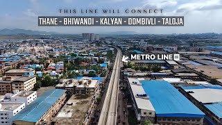 Mumbai Metro Line 5 amp Line 12 Progress  Thane  Bhiwandi  Kalyan  Taloja Metro Line [upl. by Magena]