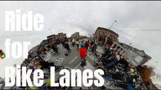 Ride to save bike lanes in Toronto [upl. by Jade]