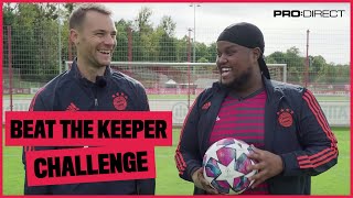 Chunkz vs Neuer  YouTuber vs Pro Keeper Penalty Shoot Out Challenge [upl. by Bruell]