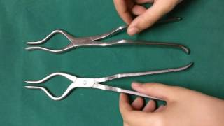 Rowes maxillary disimpaction forceps [upl. by Inaja]