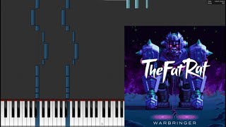 TheFatRat amp Everen Maxwell  Warbringer Piano Tutorial [upl. by Nivre]