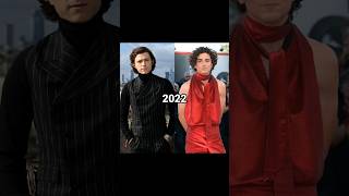 Tom Holland vs Timothee Chalamet through the years shorts [upl. by Cela529]