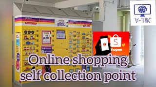 Singapore online shopping self collection point Singapore pick locker self collect machine [upl. by Steward543]