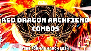 Red Dragon Archfiend Combos and Test Hand [upl. by Hallsy]