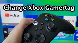 Xbox Series X S One How to Change Your Name Gamertag [upl. by Doehne]