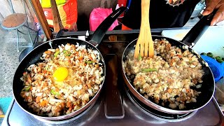 Filipino Street Food  Crunchy Sisig with Egg [upl. by Nylasoj]