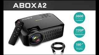 ABOX A2 Projector Review [upl. by Essex]