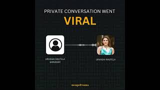 Phones of VIPs and celebrities are being tapped – major privacy breach urvashirautela viralvideo [upl. by Shaddock]