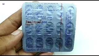 Pacimol 500 Tablet  paracetamol Tablet ip 500 mg uses  pacimol 500 mg tablet Uses Dosage Hindi [upl. by Warfourd74]