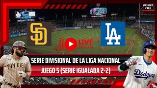 MLB LIVE  DODGERS Blanquean a PADRES y Avanzan a la SERIE de CAMPEONATO [upl. by Yerrot24]