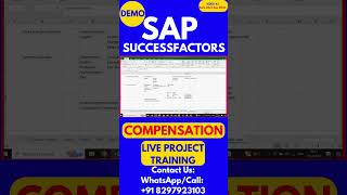 SAP SuccessFactors Compensation Training Video 42 23Sep 2024 sapsuccessfactorstraining [upl. by Eduardo]