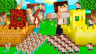 ZAMEK GPLAY VS ZAMEK LUMI WALKA O ZWYCIĘSTWO W MINECRAFT GPLAY amp LUMI [upl. by Eirovi]