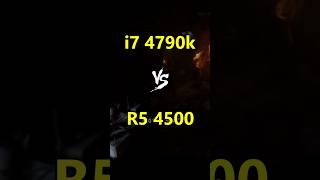 i7 4790k vs Ryzen 5 4500 Test in Games [upl. by Alleiram807]