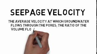 Seepage Velocity [upl. by Ohaus62]