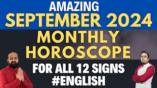 acastro September 2024 Horoscope Predictions for all 12 Zodiac Signs in English jyotish astrology [upl. by Eiralam]