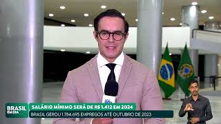 VALOR DO SALÁRIO MÍNIMO PREVISTO PARA 2024 É DE R 1412 ANUNCIA LUIZ MARINHO [upl. by Hpeosj]