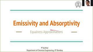 HT 54 Emissivity and Absorptivity [upl. by Stutzman]