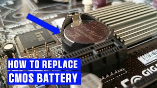 how to replace cmos battery on your computer telugu [upl. by Kerby]