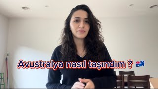 AVUSTRALYA NASIL GELDİM  TÜRKİYE DE NE KADAR PARA HARCADIM VE TÜM SÜREÇ melbourne avustralya [upl. by Ahsino]