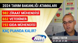 Tarım Bakanlığı tercihleri nasıl yapılır ZİRAAT MÜHENDİSİ atama analizi CANLI yayın [upl. by Laverna]