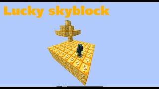 Lucky Skyblock  minecraft mod  Minecraft Mongolia [upl. by Branscum266]