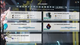 How to farm EMBLOS and XENORHAST in WARFRAME warframe necramech EMBLOS [upl. by Anyah465]