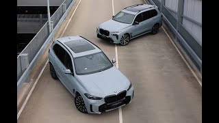 BMW X5 50E vs BMW X7 M60i in Brooklyn Grey [upl. by Burny426]