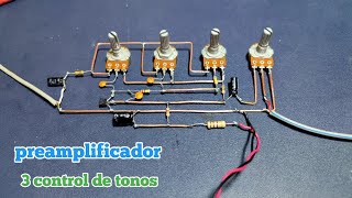 Preamplificador Mono Con 3 Tonos 12V [upl. by Pietro]