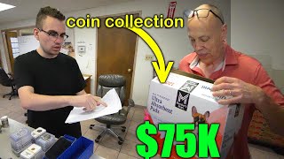 We Bought ALL Of His Coins for 75000 Coin Collection Purchase [upl. by Aleak]