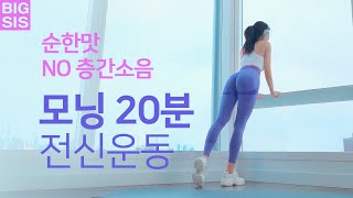 아침 딱 20분으로 하루를 상쾌하게 ☀️모닝 20분 전신운동 홈트  NO 층간소음 [upl. by Ecinnahs343]