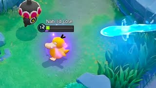 Psyduck users be like  Pokemon UNITE clips [upl. by Letti]