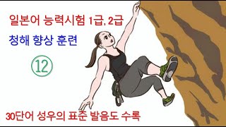 일본어 능력시험 1급 2급 독해 청해 능력 향상 훈련히어링amp리스닝 훈련  열 둘 [upl. by Ennayelsel]