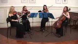 Mozart Divertimenti 2 Allegro di Molto  Dolce Vita String Quartet [upl. by Harbour516]