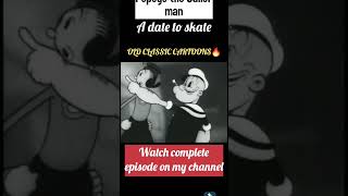 Popeye the saller man  old classic cartoons captainpopeyethesailor animation ytshorts funny [upl. by Dode]